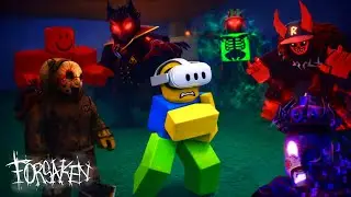 I Tried To Survive Every Last Man Standing in FORSAKEN VR #forsaken #robloxforsaken #vr #forsakenvr