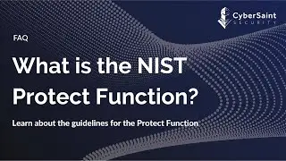 What is the NIST Protect Function?