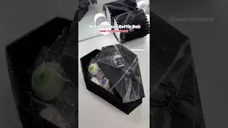 DIY Coffin Box from cardboard 💀⚰️🕷️