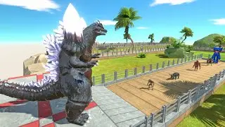 SPACEGODZILLA OASIS DEATH RUN - Animal Revolt Battle Simulator