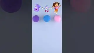 Dora the Explorer Clay Color Mashup: Backpack, Boots & Dora! 🎒🐵👧