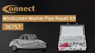 36757 | Windscreen Washer Pipe Repair Kit | Old Vehicle | Connect Workshop Consumables |
