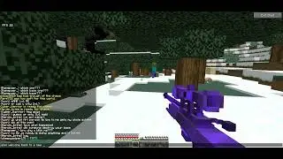 trying a cool sniper rifle texture pack it turns ur bow into a sniper rifle