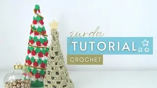✨GRANNY Square Christmas TREE 🎄| 🤚🏻ZURDA | ÁRBOL DE NAVIDAD Granny Square 3D | CHIC DIY 