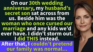 On our 30th wedding anniversary, my husband&rsquo;s secret son sat across from us&hellip;