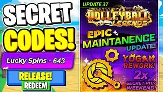 НОВЫЕ КОДЫ Volleyball (Haikyuu) Legends ВРАЩЕНИЯ В СТИЛЕ YOGAN BAFF! ДЕНЬГИ Roblox UPD 37