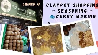 Madurai-மண்பானை Shopping To மீன் குழம்பு🥘|Simple claypot Seasoning #madurai #Pavis Place