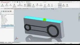 Вычитание одного тела из другого — Учебное пособие по Solidworks #89#