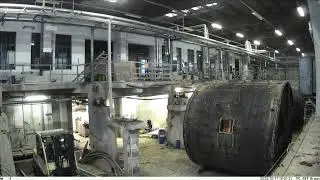 Tannery Projects: dismantling a tannery beamhouse with wooden soaking and liming drums