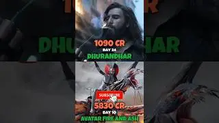 Top-4 Dhurandhar Day 24 Vs Avatar-3 Day 10 Box Office Collection Compare @TopReviews42