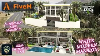 FiveM #mlos : Exploring White Modern Mansion, Villa MLOs, Mansions, Beautiful Interior #fiveM Mania.