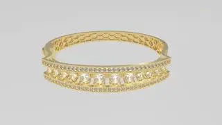 Luxury 3D Bracelet Animation | Designed & Animated in Cinema 4d