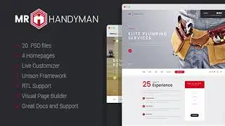 Handyman - Repair/Renovation WordPress Theme | Themeforest Website Templates and Themes