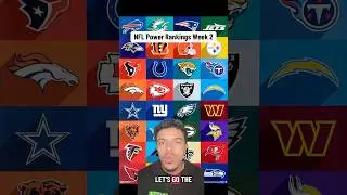 NFL Power Rankings Week 2 🔥
