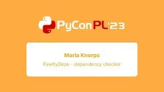 Maria Knorps - FawltyDeps - dependency checker
