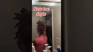 Loc Mohawk #miisscaramel #redheaddays #locstyles #locs #baltimore #redhead #newhairstyle