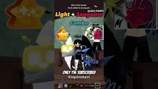 Bloxfruits Perm Light & Sanguine Combo #bloxfruits #roblox #shorts