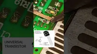 REPLACE UNIVERSAL SMD TRANSISTOR INTO THROUGH HOLE TRANSISTOR