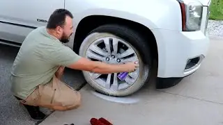 Чистка колес SuperClean после нескольких лет эксплуатации.