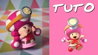 TUTO FIMO | Toadette l'aventurière (de Mario)