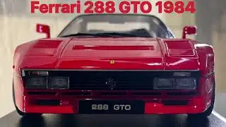 KK-SCALE Ferrari 288 GTO 1984 scale 1:18 black-red interior 