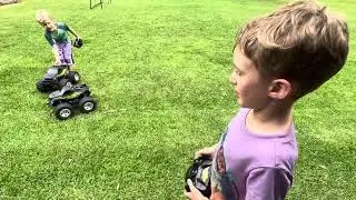 Kmart Australia 4x4 giant remote control truck review #kmartaustralia #kids #kidsreviews #christmas