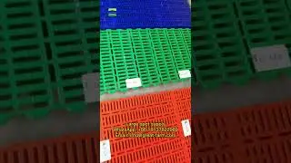 Multiple models of slatted flooring for pigs