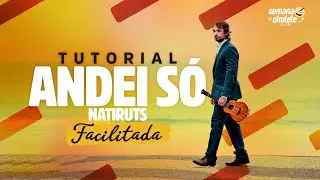 Andei Só - Natiruts |  Ukulele Tutorial (Facilitada)