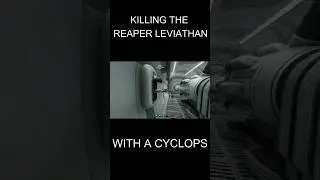 Killing the Reaper Leviathan with a cyclops #subnautica #shorts