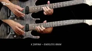 X JAPAN  - ENDLESS RAIN Guitar Solo Cover