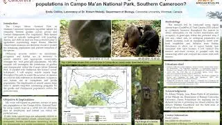 Thesis Proposal Poster presented by MSc Student Emily Collins