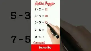 Maths Puzzle #riddle #short #viral #mathsshort #viralshort #mathsriddle #riddlechallenge #mathpuzzle