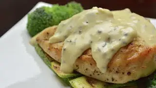 Chicken w/ Mustard Cream Sauce || صدور الدجاج بكريمة الخردل