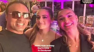 DJ Sandyman rocks Shaf & Asha&rsquo;s 60th birthday @thechigwellmarquees8817s