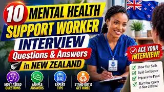 10 Mental Health Support Worker Interview Questions & Answers in New Zealand (Ace Your Interview)