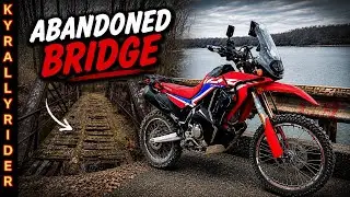 Land Between the Lakes FSR 174/plus an abandoned bridge in the woods - Honda CRF300L Rally