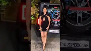 Nushrat Bharucha Gorgeous Look | hottest black dress #shorts #nushratbharucha #nushrat #status