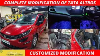 COMPLETE MODIFICATION OF TATA ALTROZ|CAR ACCESSORIES IN CHENNAI|SARAVANA CAR JEWELS|☎7397356353.