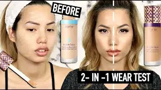 HERE WE GO...THE TARTE SHAPE TAPE FOUNDATIONS 🙄 | 2 - IN - 1 WEAR TEST REVIEW