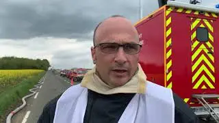 Un camion transportant du carburant prend feu &agrave; Breteuil (Oise)