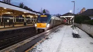 Irish Rail 22000 Class DMU 22036 passing Lisburn. 15/12/22