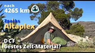 0,5kg-Zelt  Zpacks Altaplex  nach 150 N&auml;chten auf dem PCT (Test Erfahrungsbericht Review)