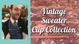 Vintage Jewelry Collection: Sweater Clips