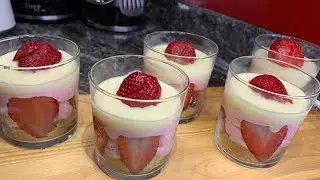 تحلياات تشيز كيك 🍨🍨راائعة بالفراولة 🍓برعي ولادك و آلضياف 🍓
