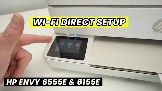HP ENVY 6555e & 6155e: How to Setup Wifi Direct