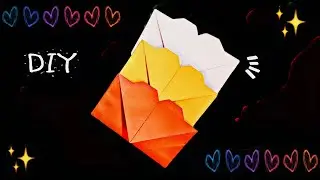 How To Make Origami Heart Envelope | DIY Money Envelope Making Ideas | Gift Envelope