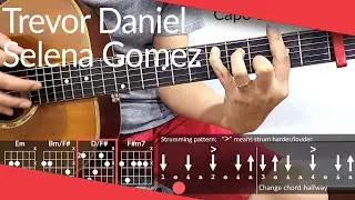 Past Life (Trevor Daniel, Selena Gomez) Guitar Tutorial | Chords & Strumming