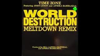TIME ZONE - World Destruction (Radio edit) - 1984 Vinyl 12