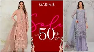 Maria B sale upto 50% off 2021/pret collection & luxury outfit /#MeriumAhmad