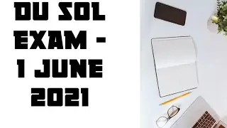 du  sol 3 year exam 2021.